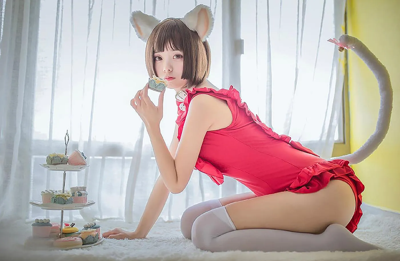 小野妹子w – NO.32 猫系泳衣 [14P]插图7